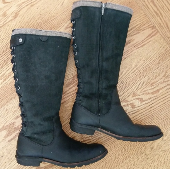 ugg lace back boots